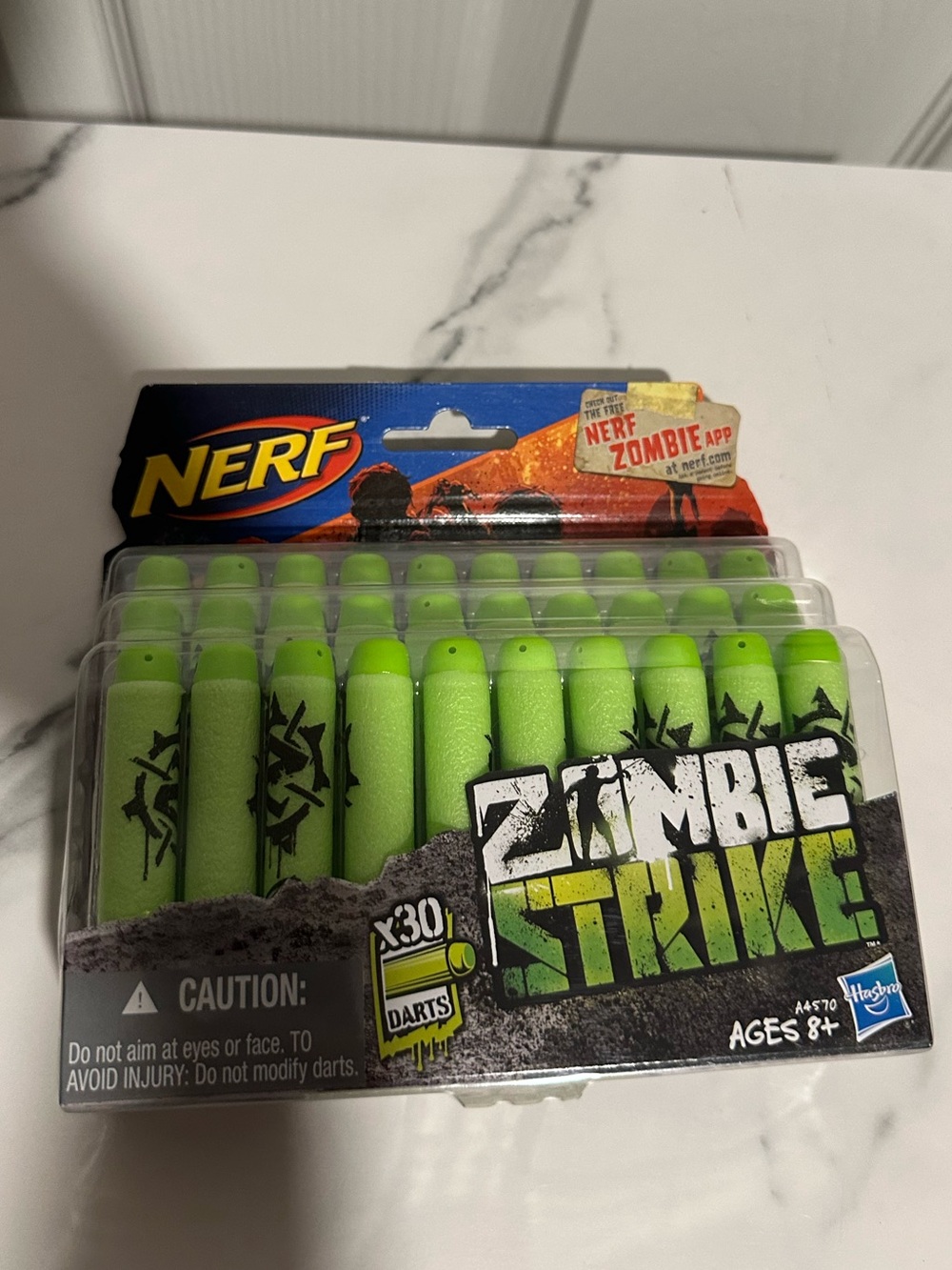 Nerf Zombie Strike Green Foam Darts 30 Count